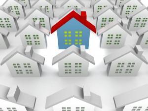 blue outstanding 3d houses